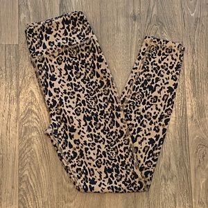 NWOT J. Crew 7/8 High Rise Weekend Legging in Leopard Medium